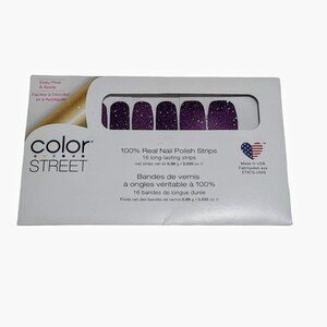 NEW Color Street, Bordeaux Glitz--100% Real Nail Polish Strips